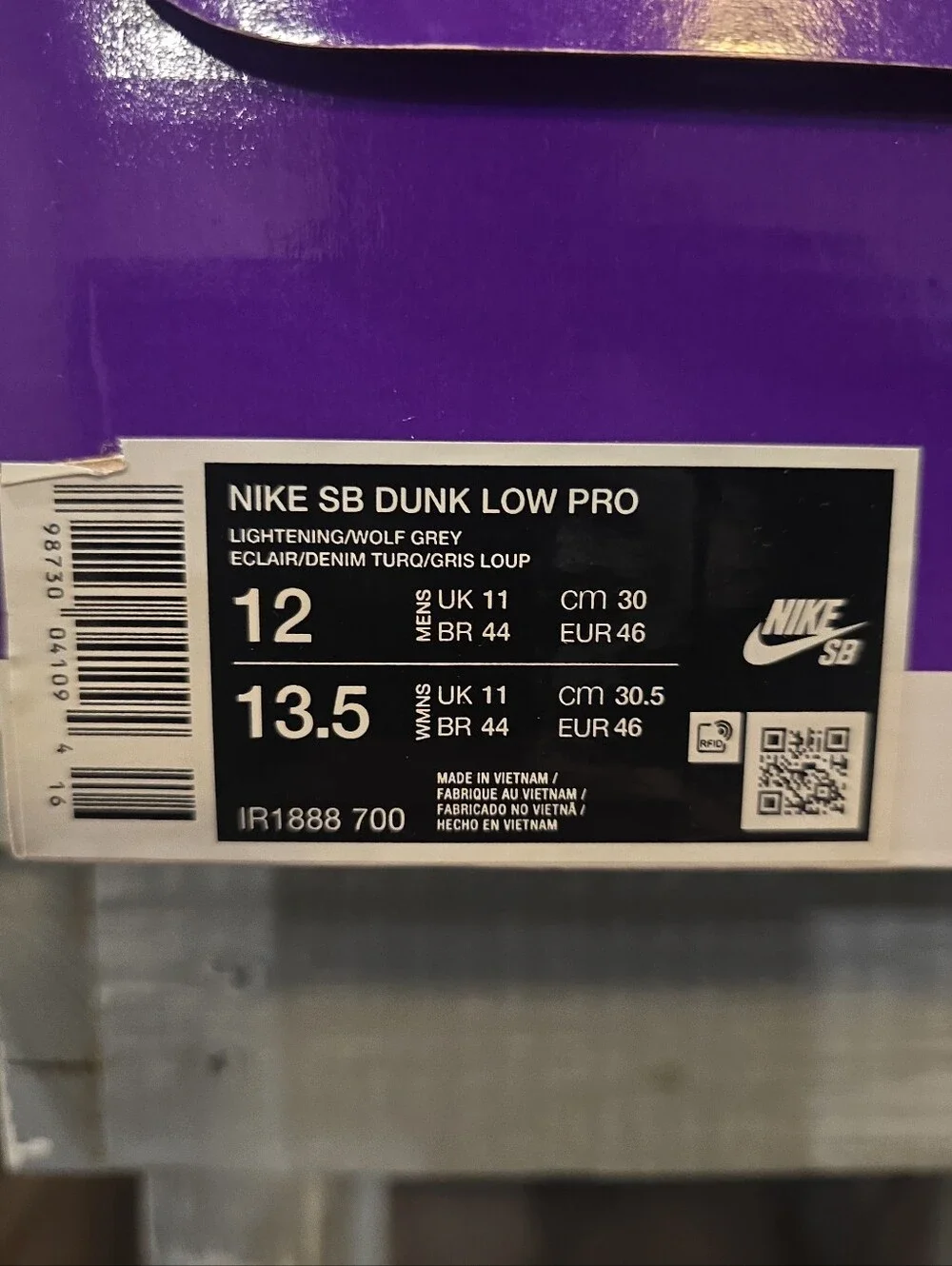 Nike SB Dunk Low Yellow and Light Blue with Holographic Swoosh